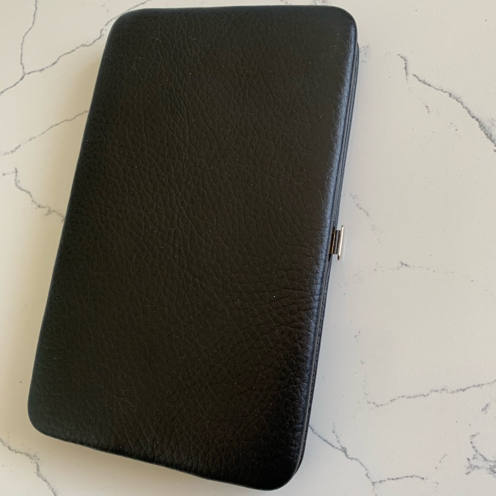 Nwot Classic Solid Black Wallet - image 1